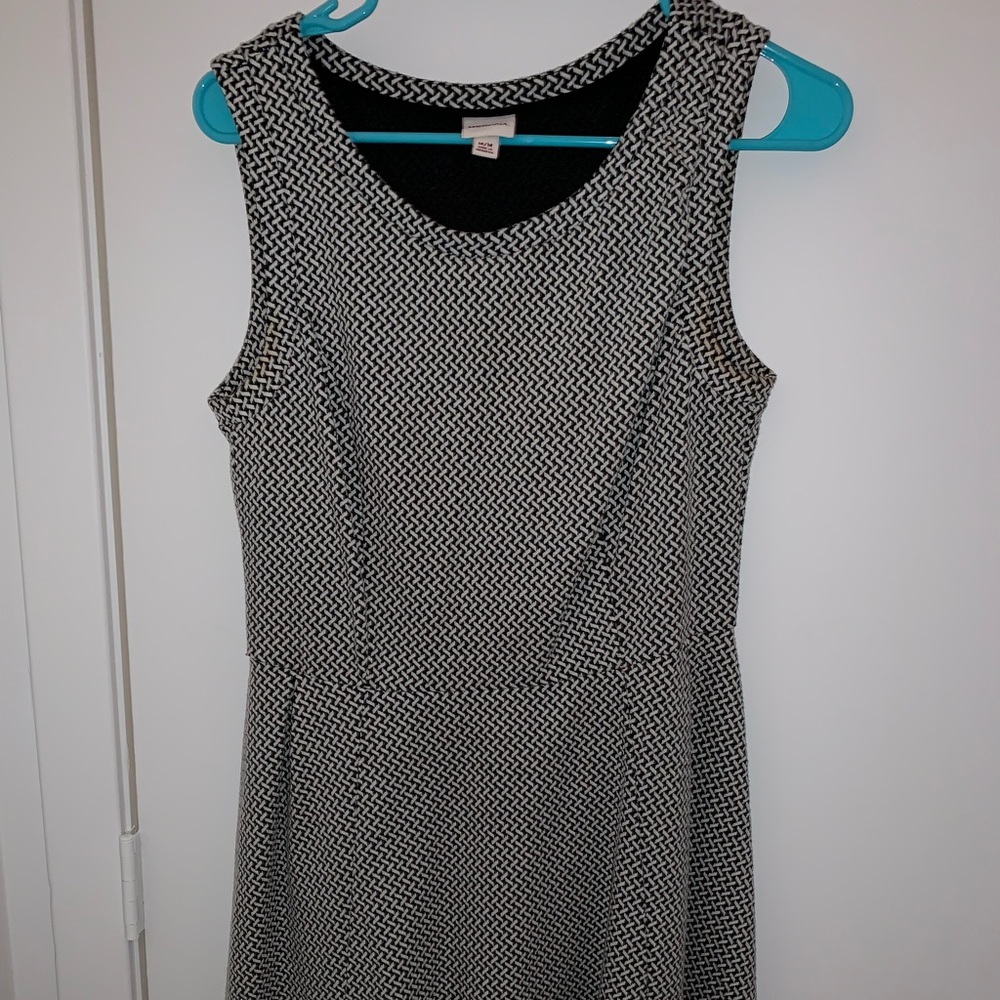 Merona Black & White Patterned Dress